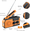 5000mAh Portable Solar Hand Crank Emergency Radio 4-Way Power AM/FM/SWAA Weather Alert Radio Hand Crank Solar Battery Power