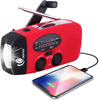 Emergency Solar Dynamo Flashlight Radio with AM/FM/NOAA weather band 2000mah power bank