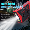 Portable 2000mAh Solar Crank AM/FM NOAA Weather Radio with Flashlight Reading Lamp & SOS Alarm 2000mAh Power Bank Category Radio